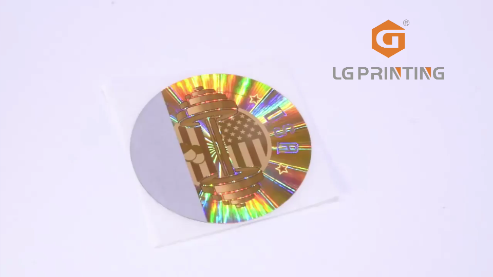 Scratch off honeycomb security hologram sticker printing
