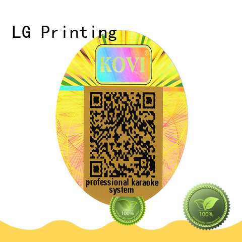 holo sticker one time for table LG Printing