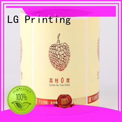gold sticker factory pvc for jars LG Printing