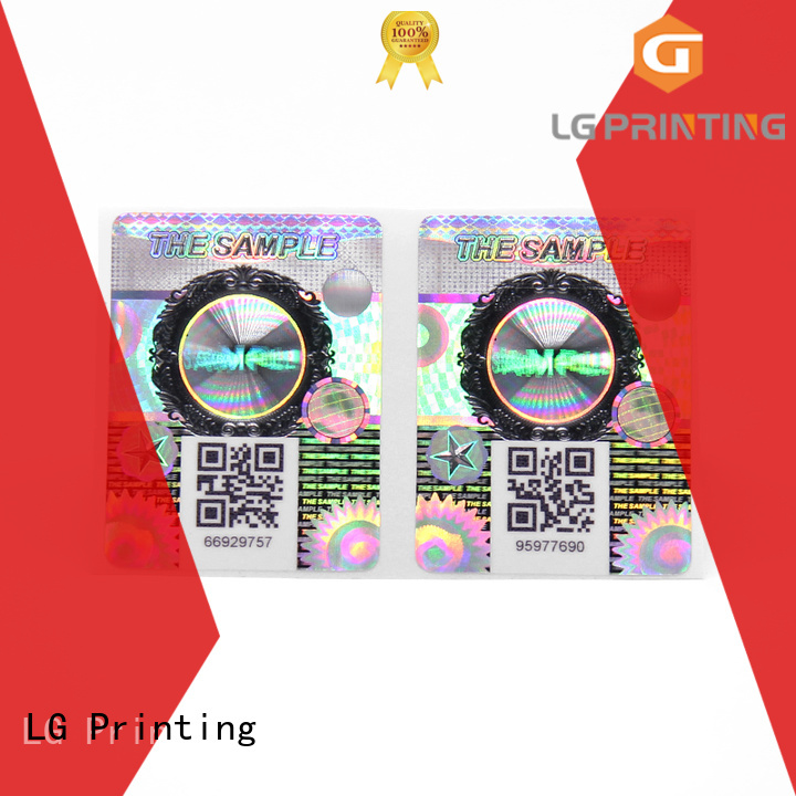 LG Printing Latest vinyl self adhesive labels Suppliers for bag