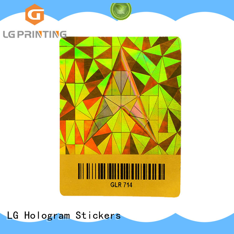 LG Printing number wholesale sticker printing label for table