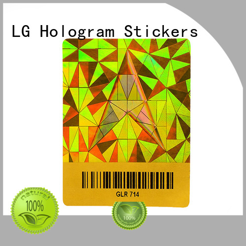 sticker hologram colorful for refrigerator LG Printing