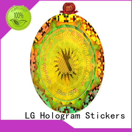 LG Printing scratched tamper evident stickers supplier for door