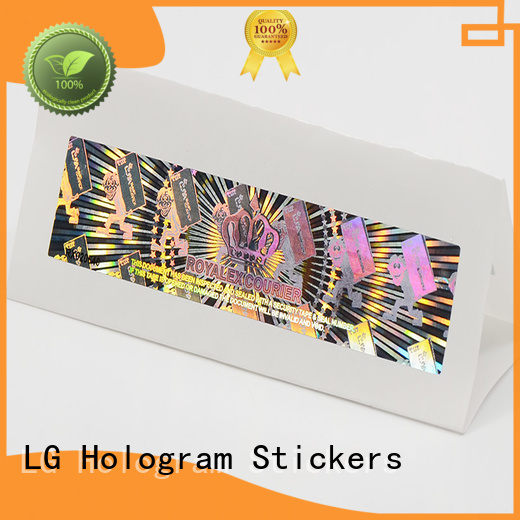 3d hologram sticker qr code hologram sticker LG Printing Brand