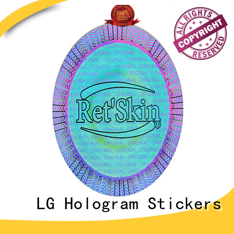 colorful hologram stickers series for table