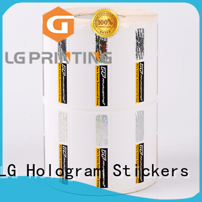 label holographic sticker factory for box LG Printing
