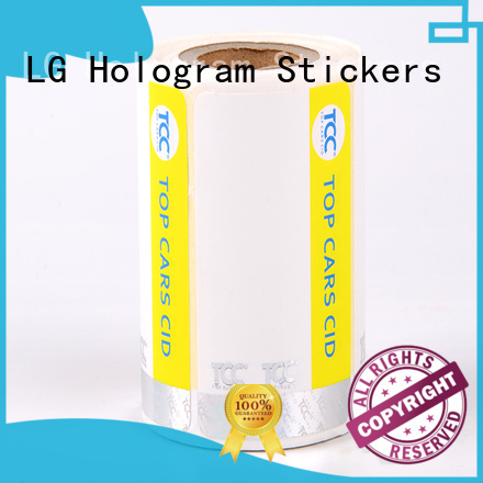 LG Printing PE sticker security supplier for goods