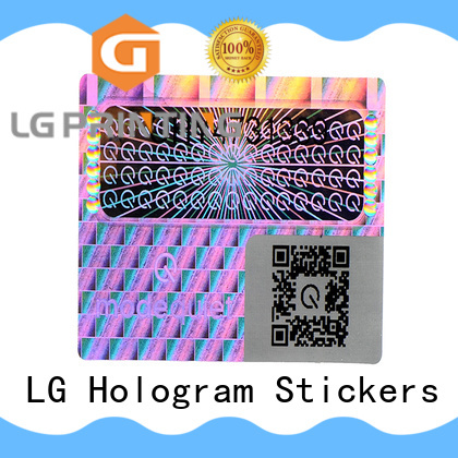 scratch off void label logo for door LG Printing