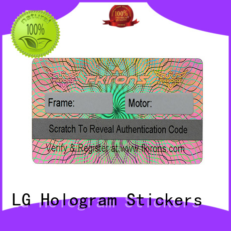 various hologram stickers suppliers scratched supplier for refrigerator