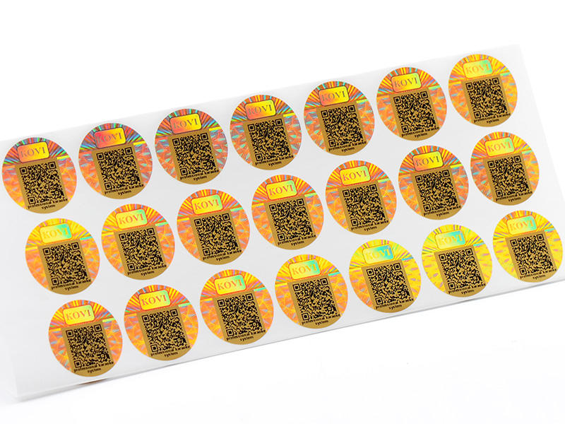 scratched hologram printing barcode label for refrigerator-2