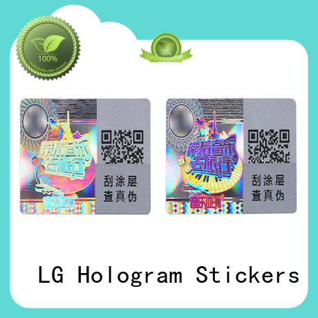 LG Printing scratched custom sticker printing label for refrigerator