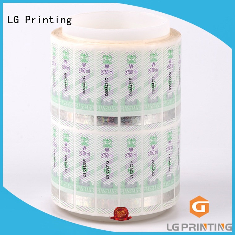 LG Printing number 3d hologram sticker supplier for goods