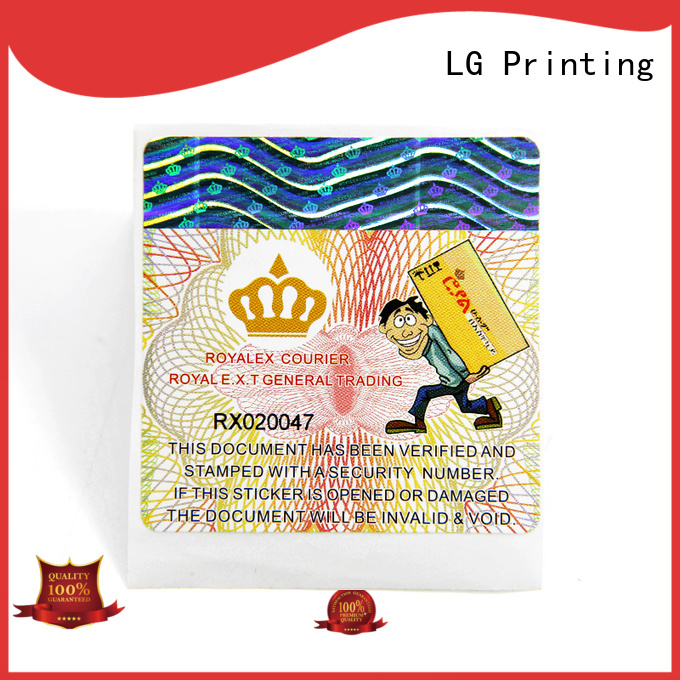 LG Printing custom wine labels printing Suppliers for bag