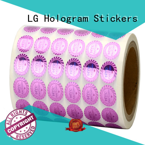void void hologram sticker manufacturer for table LG Printing