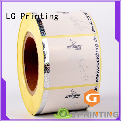 LG Printing standard holographic card manufacturer for goods