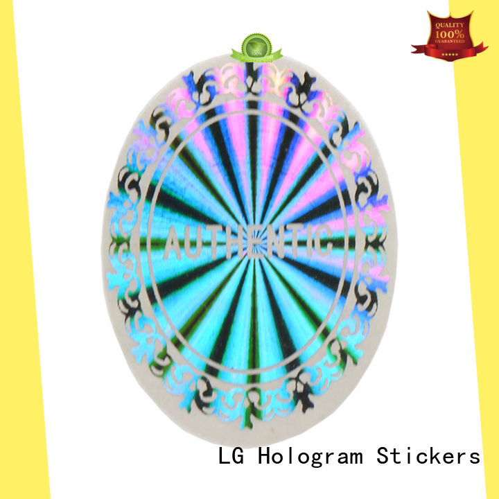 LG Printing barcode holo stickers manufacturer for refrigerator