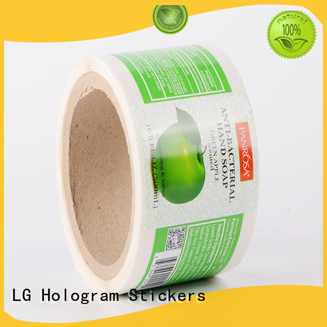 self adhesive label quality foil paper LG Printing Brand