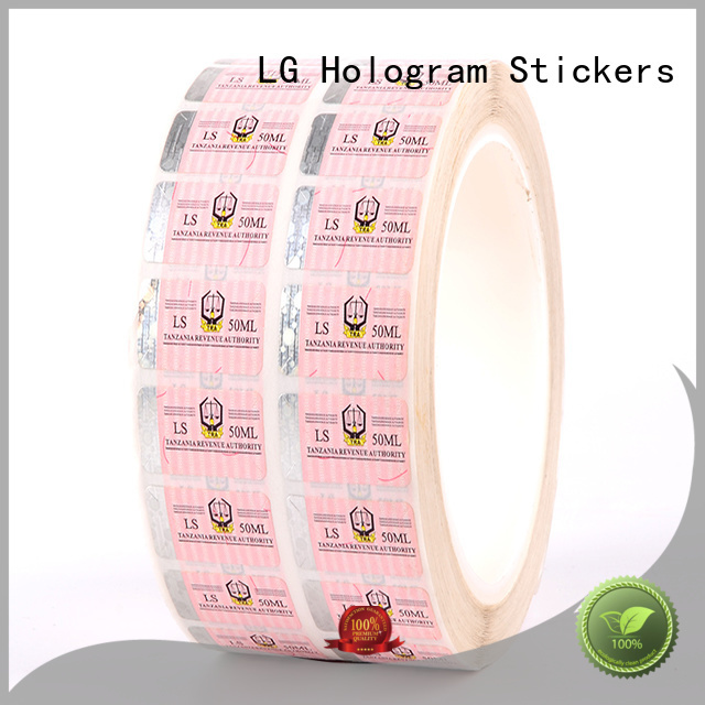 LG Printing Brand counterfeiting paper security hologram stickers factory