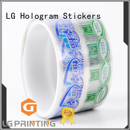 Wholesale bottle adhesive labels LG Printing Brand